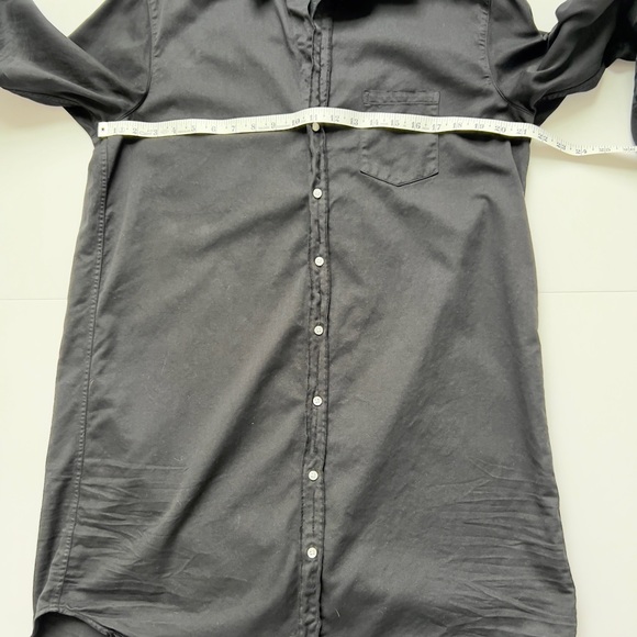 Frank & Eileen Black Button-Down Shirt Dress - Picture 6 of 7